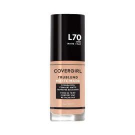 COVERGIRL TruBlend Matte Made Liquid Foundation, L70 Natural Ivory, 1 fl oz,