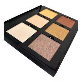 jena taylor Paletas De Iluminadores Kit / Sombras Satinadas 6 Tonos