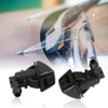 MACHSWON 2pcs Black Plastic 7C3Z-17603-A Front Windshield Wiper Nozzles for
