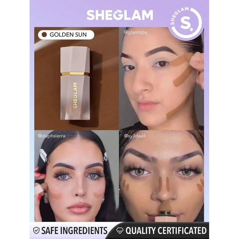 Sheglam - Bronceador Liquid Contour Sun Sculpt, 1 unidad, 20