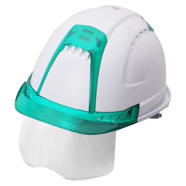 White / green / clear 391F-GC TOYO shielded helmet Ventura tea plus styrene containing (japan import)