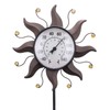 MUMTOP Outdoor Thermometer - 42 Inch Metal Sun Garden Stake