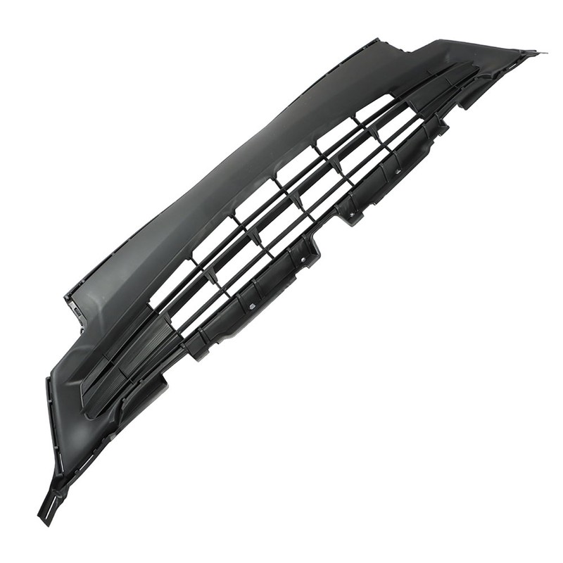 Thomletha Black Front Bumper Lower Grille Straight Trim Style Replacement