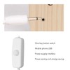 Wooden 3D LED Light Hollow Seahorse Pattern USB Power Supply