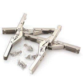 90 Degree Folding Door/Shelf Hinge Hidden Bracket Table Holder Furniture Parts(4pc)