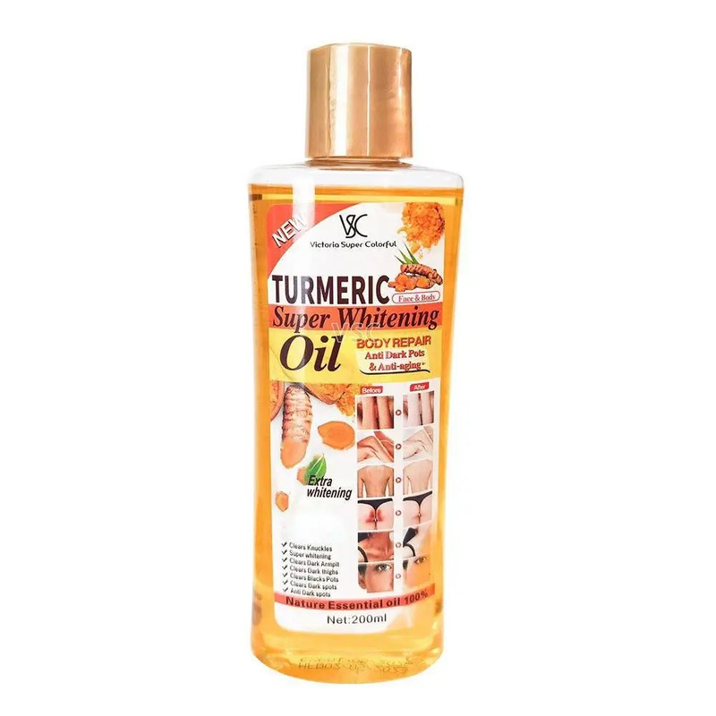 Turmeric Body Oil for Face & Skin Care – Lightweight