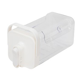 CBJAPAN Megatank Drink Server, Refrigerator, Horizontal Mount, Barley Tea Pot, Pitcher, Large Capacity, 1.9 gal (3.5 L), White, Includes Handle, Easy to Carry, Cold Water Bottle, Drink Server, Jug