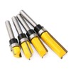 4PCS 1/4 Inch Shank Pattern Flush Trim Router Bit Set,