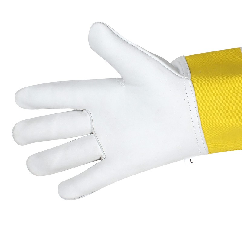 SAFTA Premium Quality Cowhide Beekeeping Gloves, Bee keepers Gloves for
