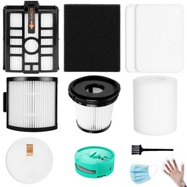 IW3511 IW1111 HEPA Filter Replacement Kit for shark detect pro filters，Cordless Stick Vacuum Cleaner and IW1111 Auto-Empty System, Includes Dock Filter, Pre-Motor Filter, Foam Felt Filter