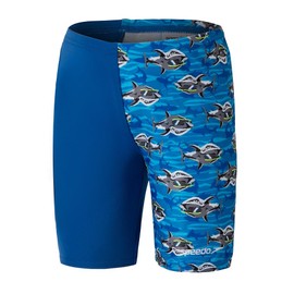 Speedo Boy's Reef Shark Jammer, Turksh Sea/Hyper Yellow, 2