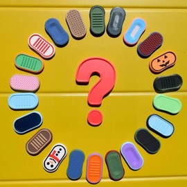 Mystery Fidget Slider - Random Color and Texture - Satisfying Stim Toy - MozzieMakes:_Haptic (Clicky)_No Glide Tape