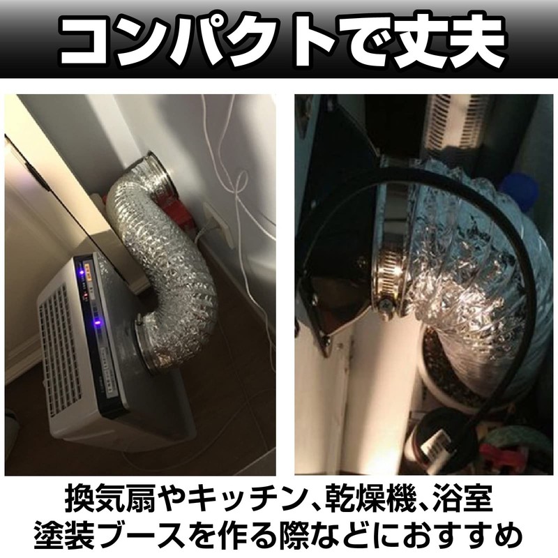 Saki&Masa Duct Connector Rectangular Ventilation Exhaust Square Straight Pipe Flange