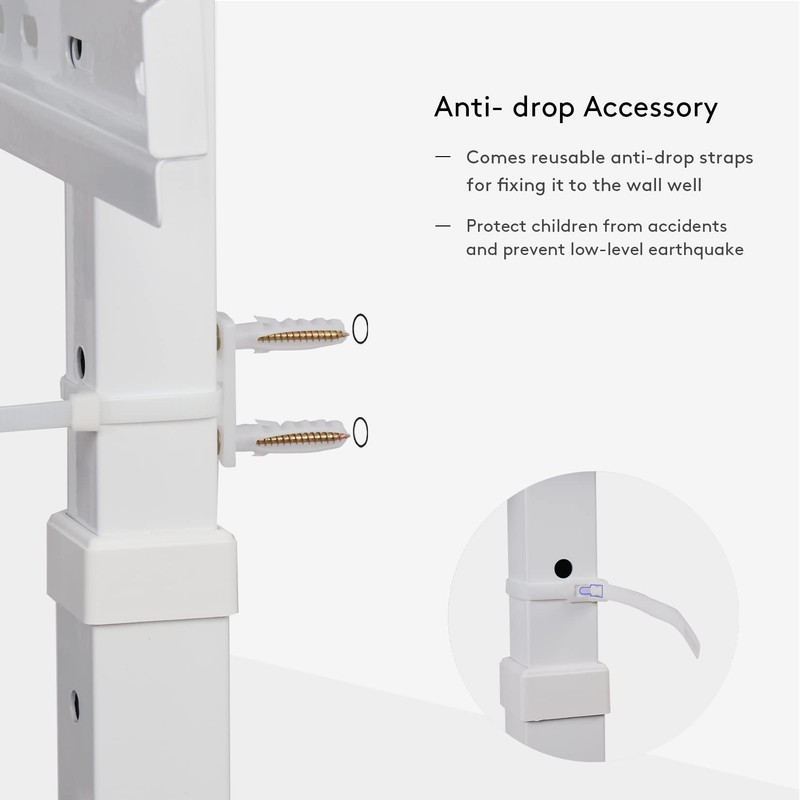 unho Universal Against The Wall TV Stand Floor: Free Standing