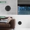 Vent Systems 4" Inch Black Soffit Vent Cover - Pack