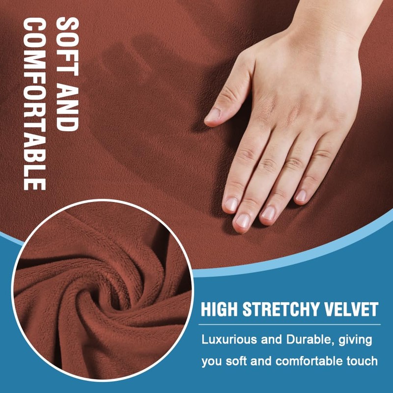H.VERSAILTEX Sofa Cover 4 Piece T Cushion Sofa Slipcovers Thick