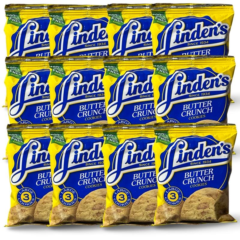 Linden's Cookies: Butter Crunch, Chocolate Chip and Chocolate Crunch |