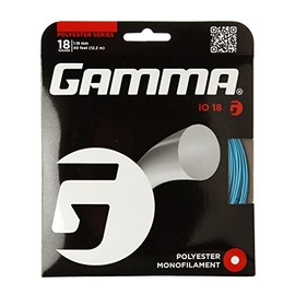 Gamma Io 18/1.18 mm 12.2 M Set Tennis String, Blue, S