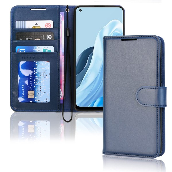 TECHGEAR Leather Wallet Case for Oppo Find X5 Lite 5G,