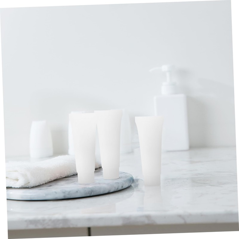 Baluue 10pcs Travel Bottles Refillable Shampoo Face Wash Body Lotion