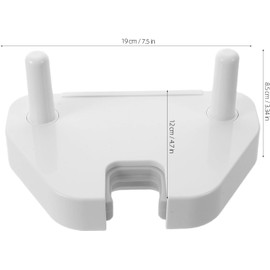 Yardwe Soporte de Pared para Aspiradora Instalación sin Taladro y Dos
