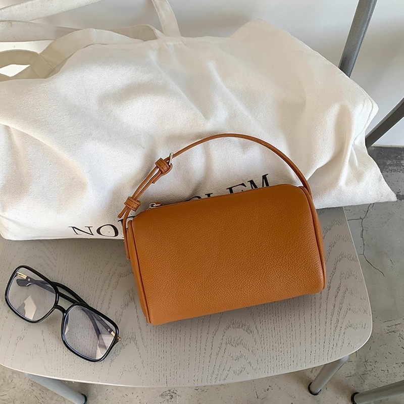 Creative Round Crossbody Purse PU Leather Shoulder Bag Handbag Designed