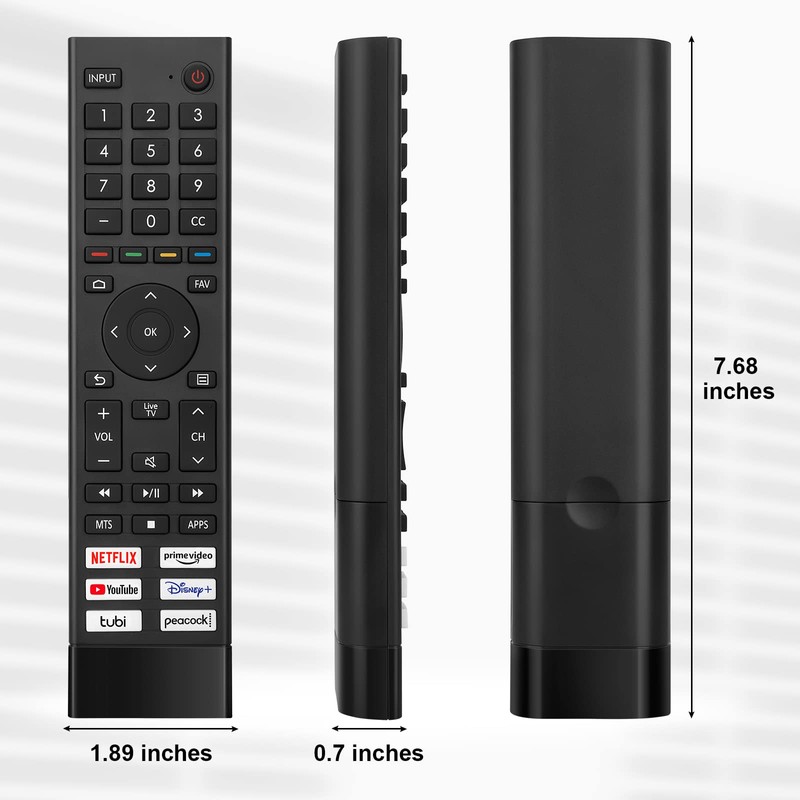 Replacement for Hisense Smart TV Remote Control,Universal for Hisense 4K