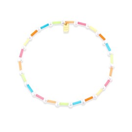 Pura Vida Anklet Wildflower Tube Bead Stretch Womens Ankle Bracelets - One Size