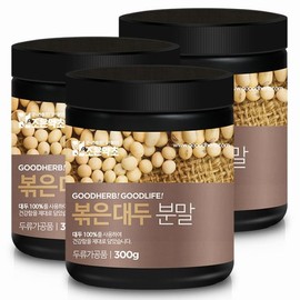 Joeunyakcho 국산 볶은 대두콩 대두분말 가루 300g x 3 Domestic Roasted Soybean Soybean Powder 300g x 3