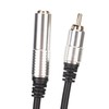 6.35mm Female to 6.35mm Female RCA Cable Gold Plated Sound