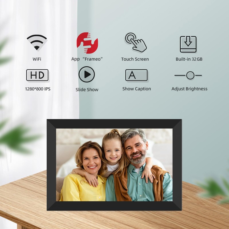 FRAMEO WiFi Digital Photo Frame 32 GB Digital Photo Frame