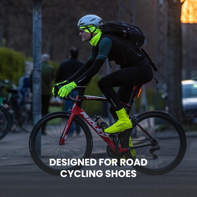 GripGrab RIDE Waterproof Road Bike Cycling Overshoes Thin Windproof Adjustable