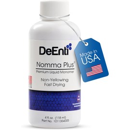 DeEnterprises, Inc.- Monómero líquido profesional DeEnti Nomma Plus, líquido para uñas EMA para polvo acrílico, no amarillea