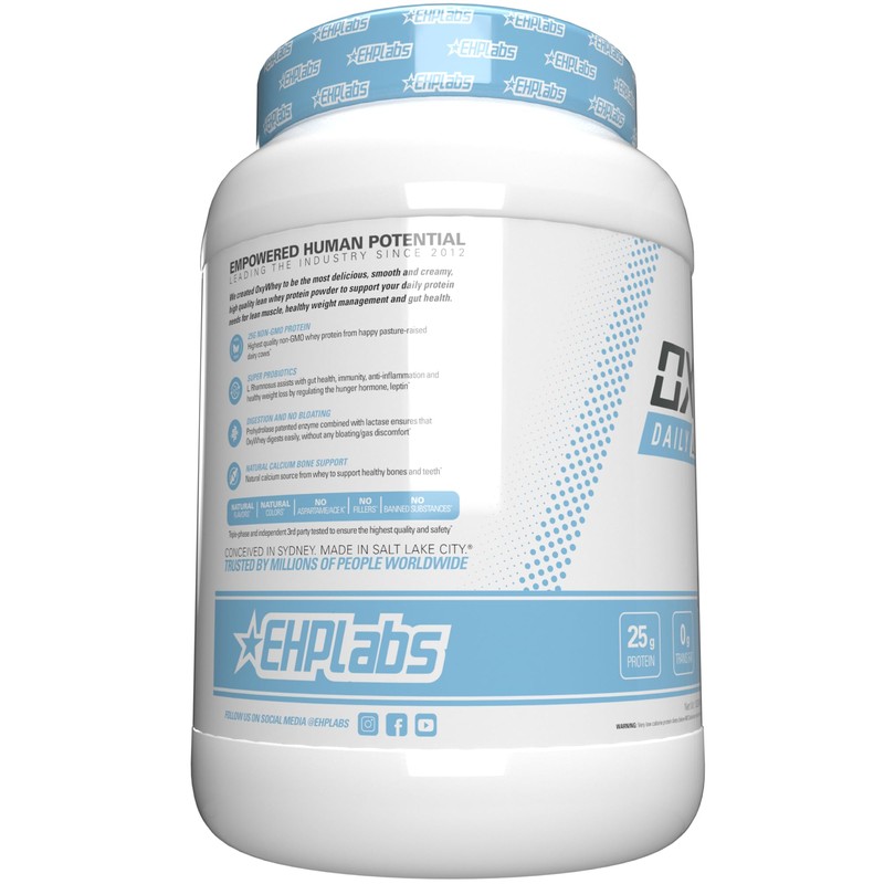 EHP Labs OxyWhey Whey Protein Isolate – 25g High Protein,