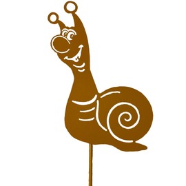 KRONLY Garden Stake Cute Bee for Hanging Rust Stake Metal Weatherproof Garden Decoration Outdoor