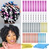 60 Pcs Perming Rods Set-6 Sizes Perm Rods For Long
