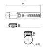 SANEI PD10-3S Hose Band, Stainless Steel, Screwdriver Type, For Hose