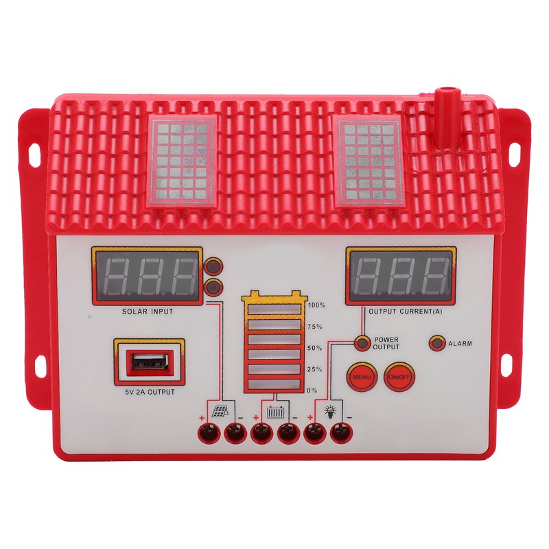 12V/24V House Shaped Solar Charge Controller MPPT Automatic Solar Panel