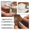 8Pcs Sewing Thimbles for Hand Sewing – 4 Gold &