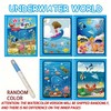 Reusable Water Drawing Book for Kids – Mess-Free Magic Coloring