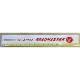 1959 men's AMF Roadmaster Skyrider vintage bicycle chain guard  decal sticker