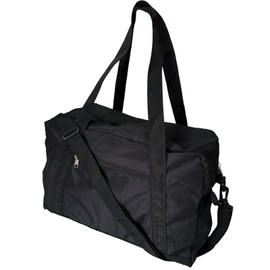 Dafape 25L Gym Duffel Bag, Weekender Overnight Bag Carry on Bag Luggage Bag for Travel Sports Yoga Hiking Camping Men Women (Black)