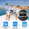 Bluetooth Marine Radio Boat Stereo: Waterproof Boat Audio Receiver -