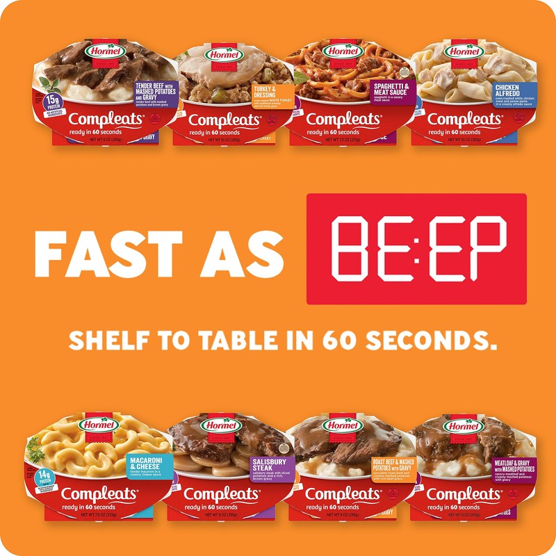 HORMEL COMPLEATS Turkey & Dressing Microwave Tray, 10 oz. (6