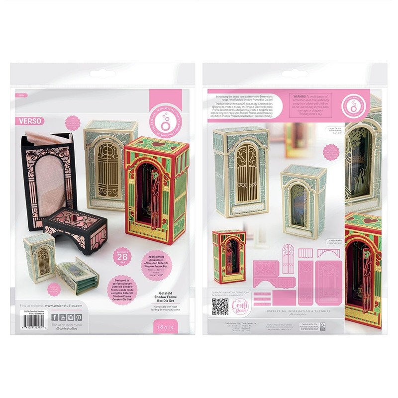 Tonic Studios - Gatefold Shadow Frame Box Die Set -