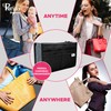 Periea 'Chelsy' Premium Handbag Organiser Insert: Structured Travel Pouch for