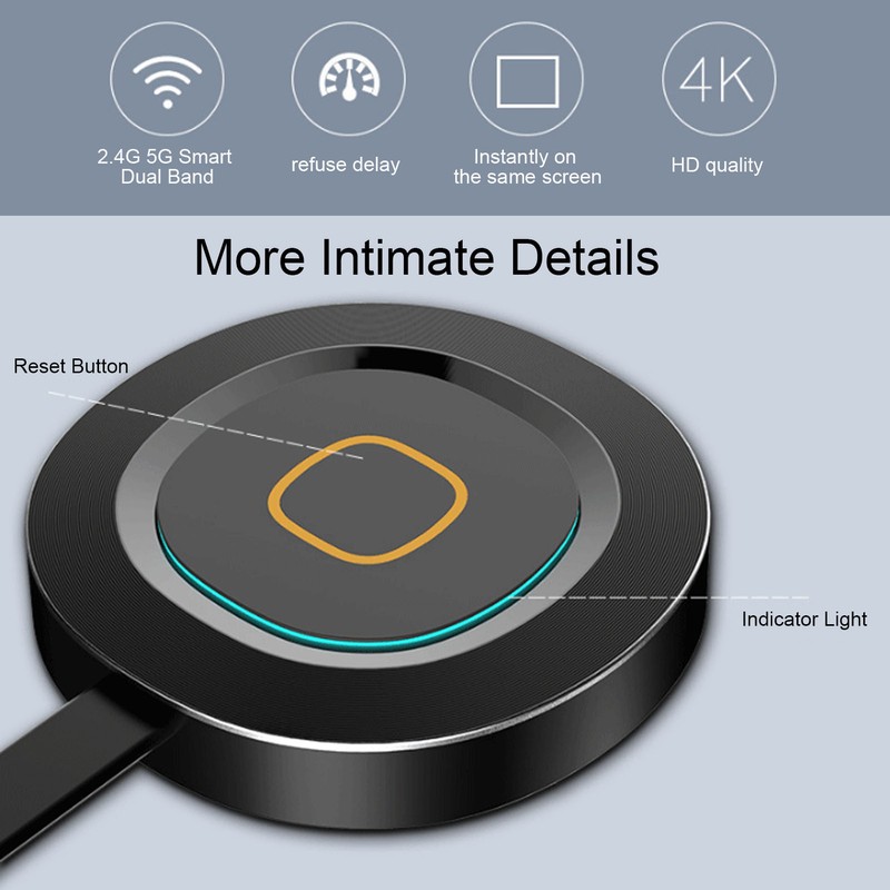 Wireless Display Adapter HD Multimedia Interface 5G 2.4G WiFi Display
