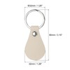 PATIKIL Leather Key Ring Set, Pack of 24, PU Leather