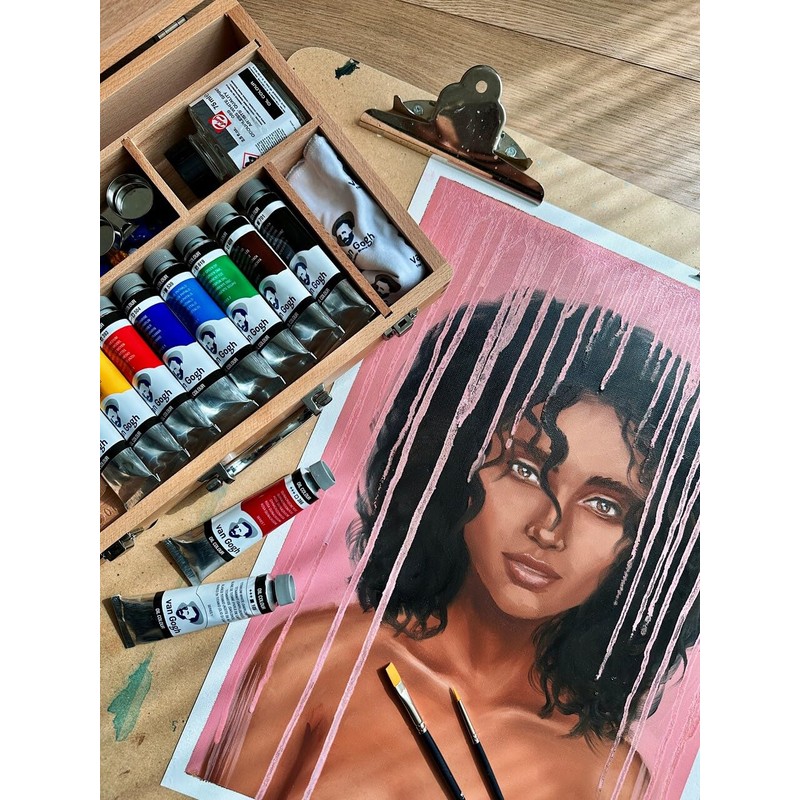 油絵具 ヴァンゴッホ アゾイエローライト T0208-268 200ｍｌ