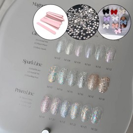 classic nail Diesel Full Color Aurora Queen Glitter Renewal Ore + 30 Parts / 디젤 풀컬러 오로라퀸 글리터 리뉴얼 오어+파츠 30개